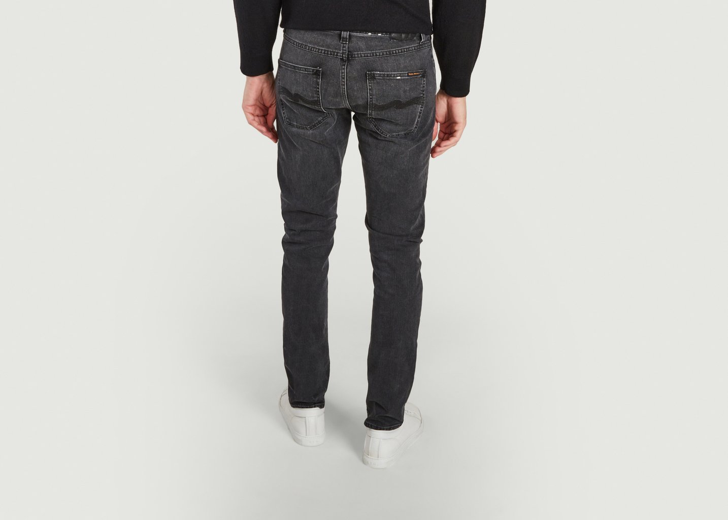 L'exception Jean Lean Dean Black Eyes Noir Nudie Jeans