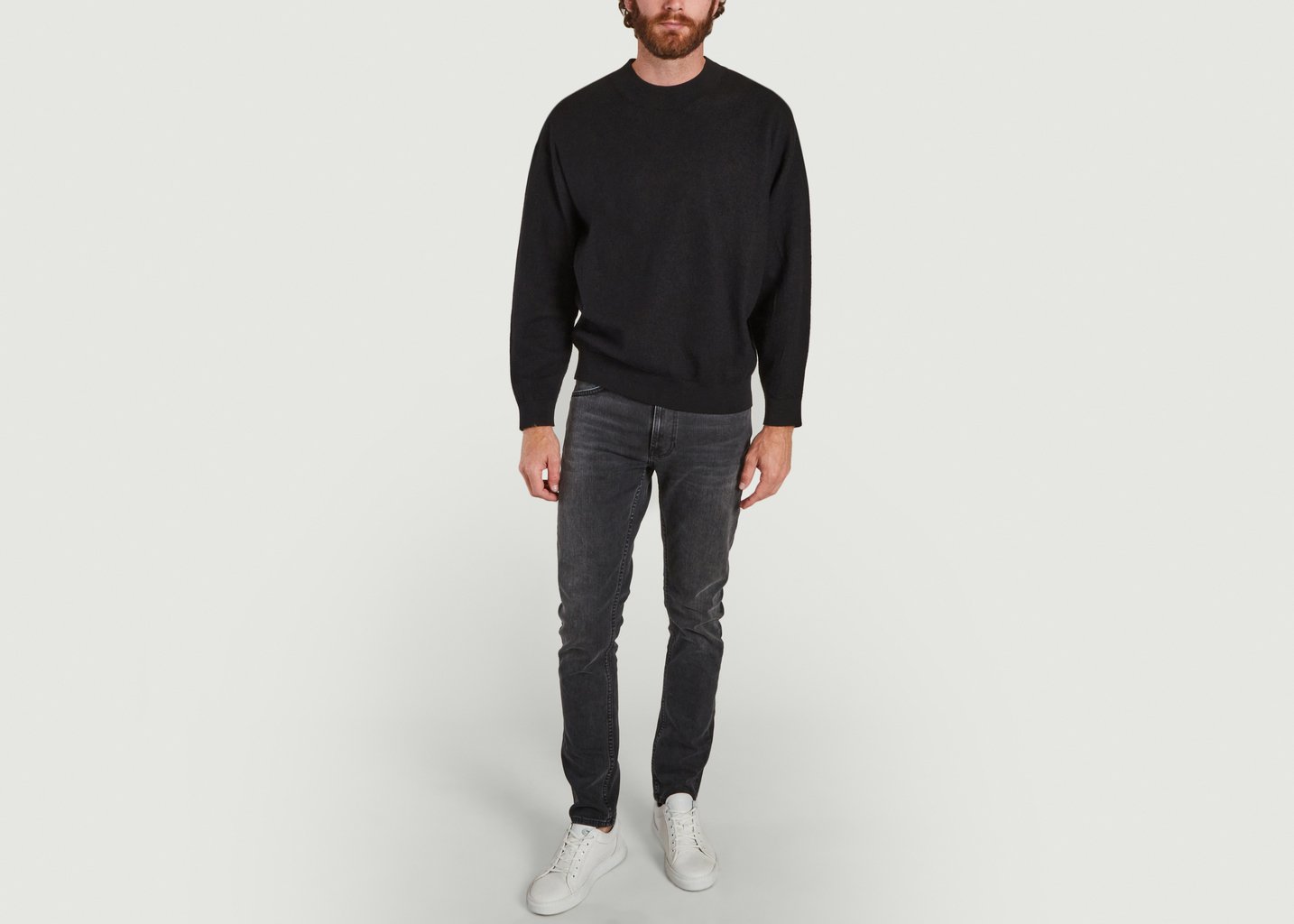 L'exception Jean Lean Dean Black Eyes Noir Nudie Jeans