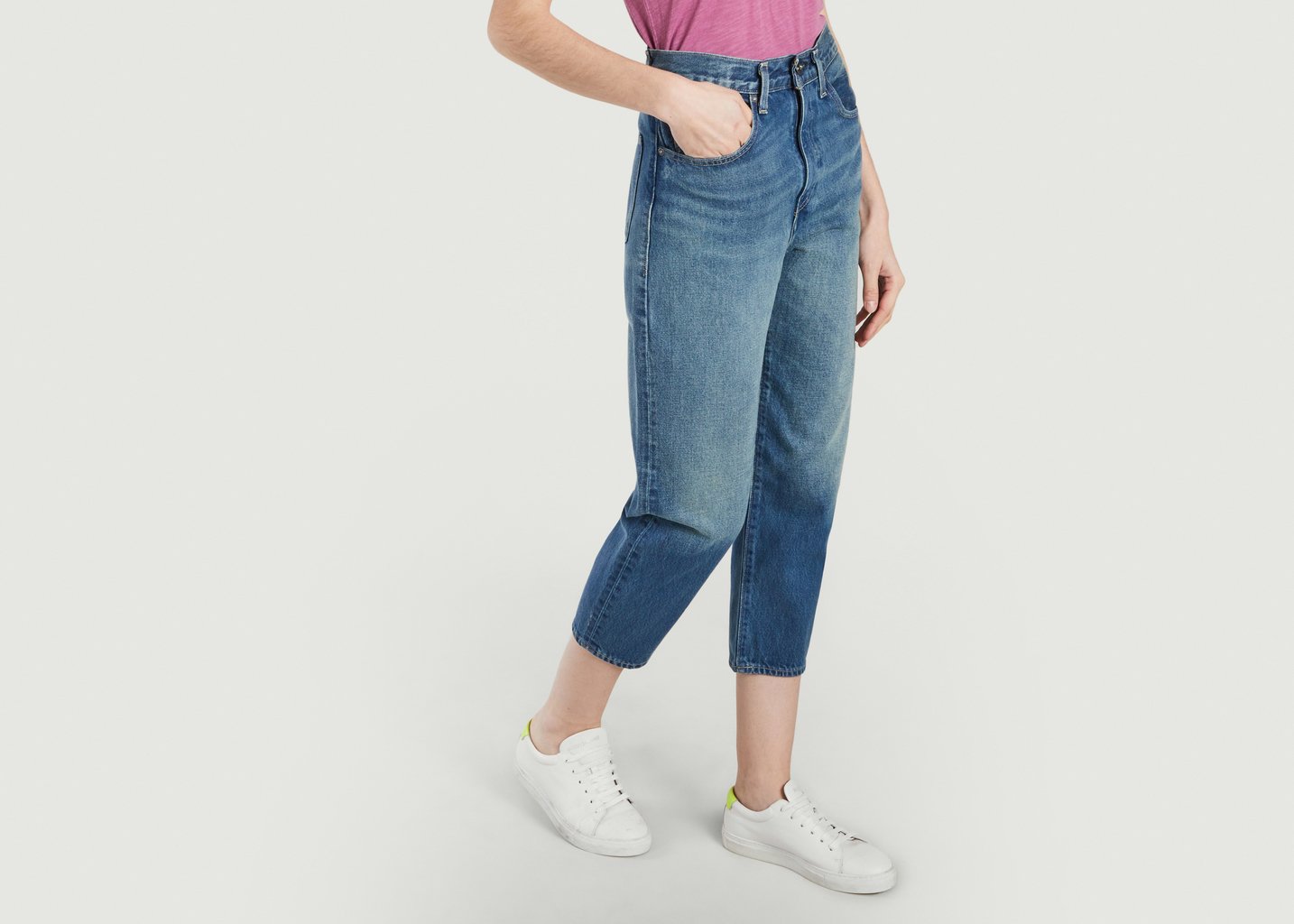 L'exception Jean LMC Barrel Bleu Levi's Made And Crafted