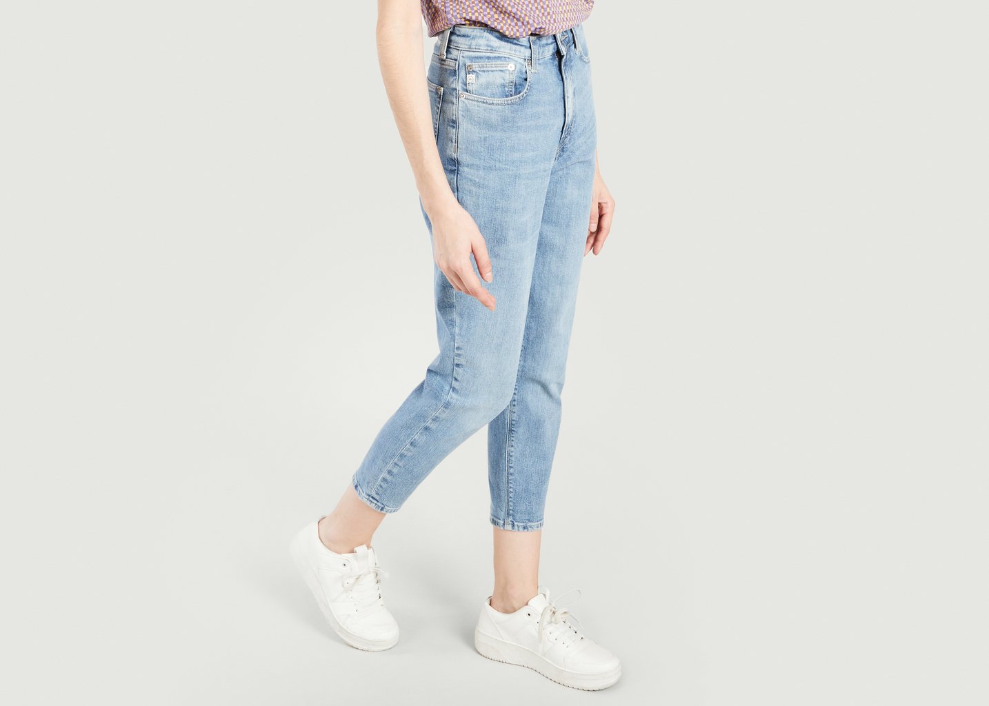 L'exception Jean Mams Stretch Tapered Denim Mud Jeans