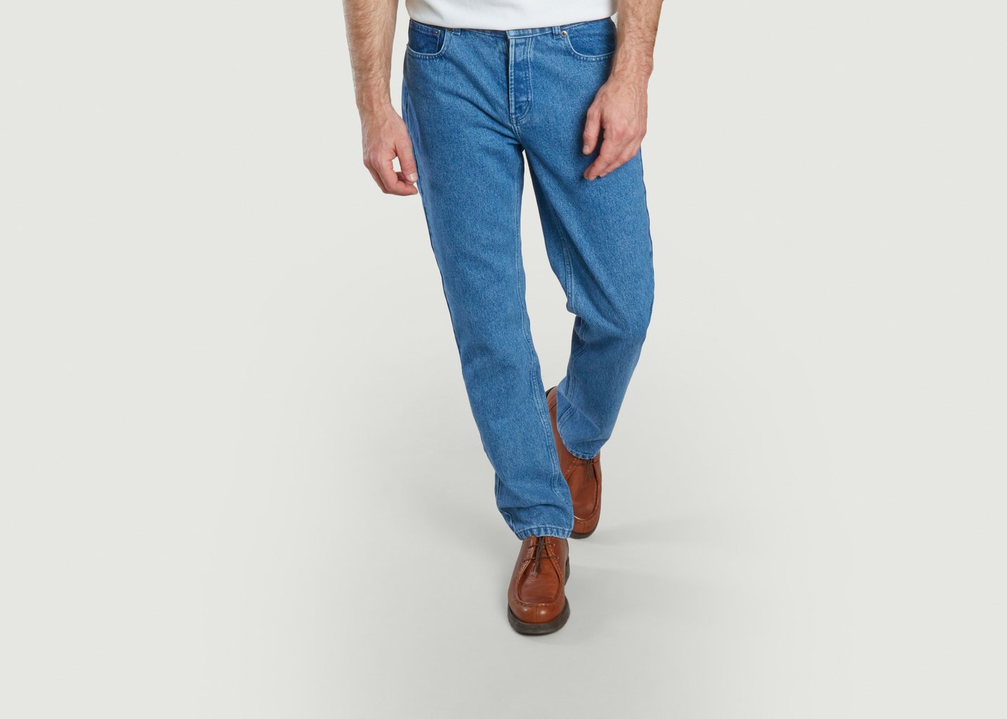 L'exception Jean Regular 14oz Bleach Denim L'Exception Paris