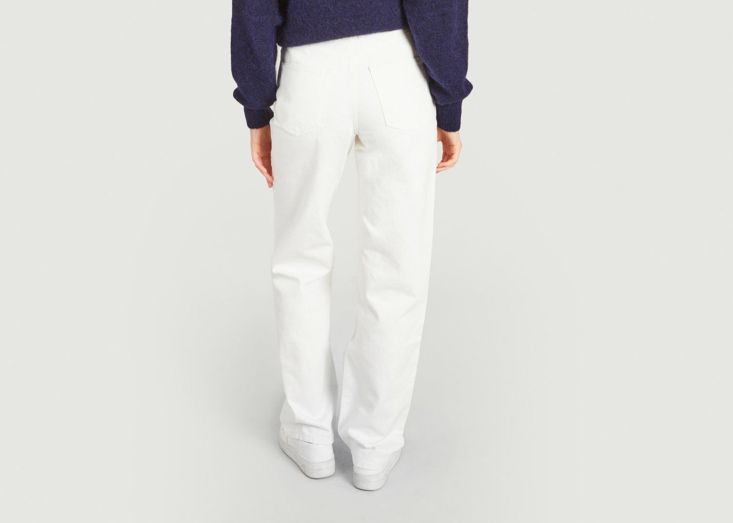 L'exception Jean Rory Denim En Coton Blanc Axel Arigato