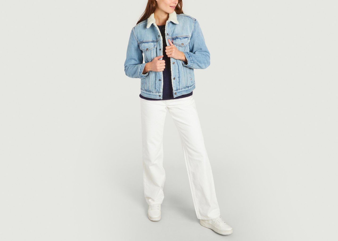 L'exception Jean Rory Denim En Coton Blanc Axel Arigato