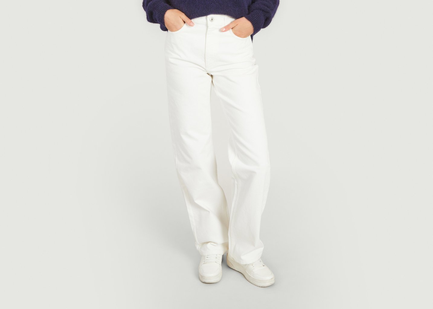 l'exception Jean Rory Denim en coton Blanc Axel Arigato