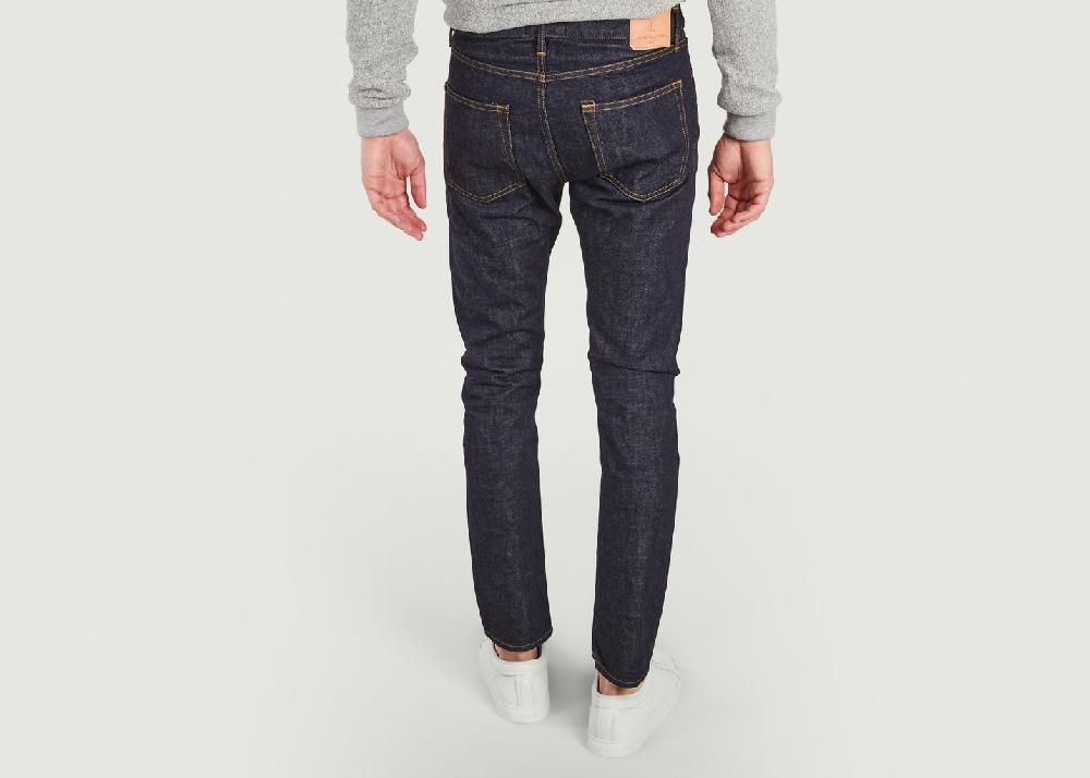 L'exception Jean Selvedge Skinny Brut Circle Brut Japan Blue Jeans