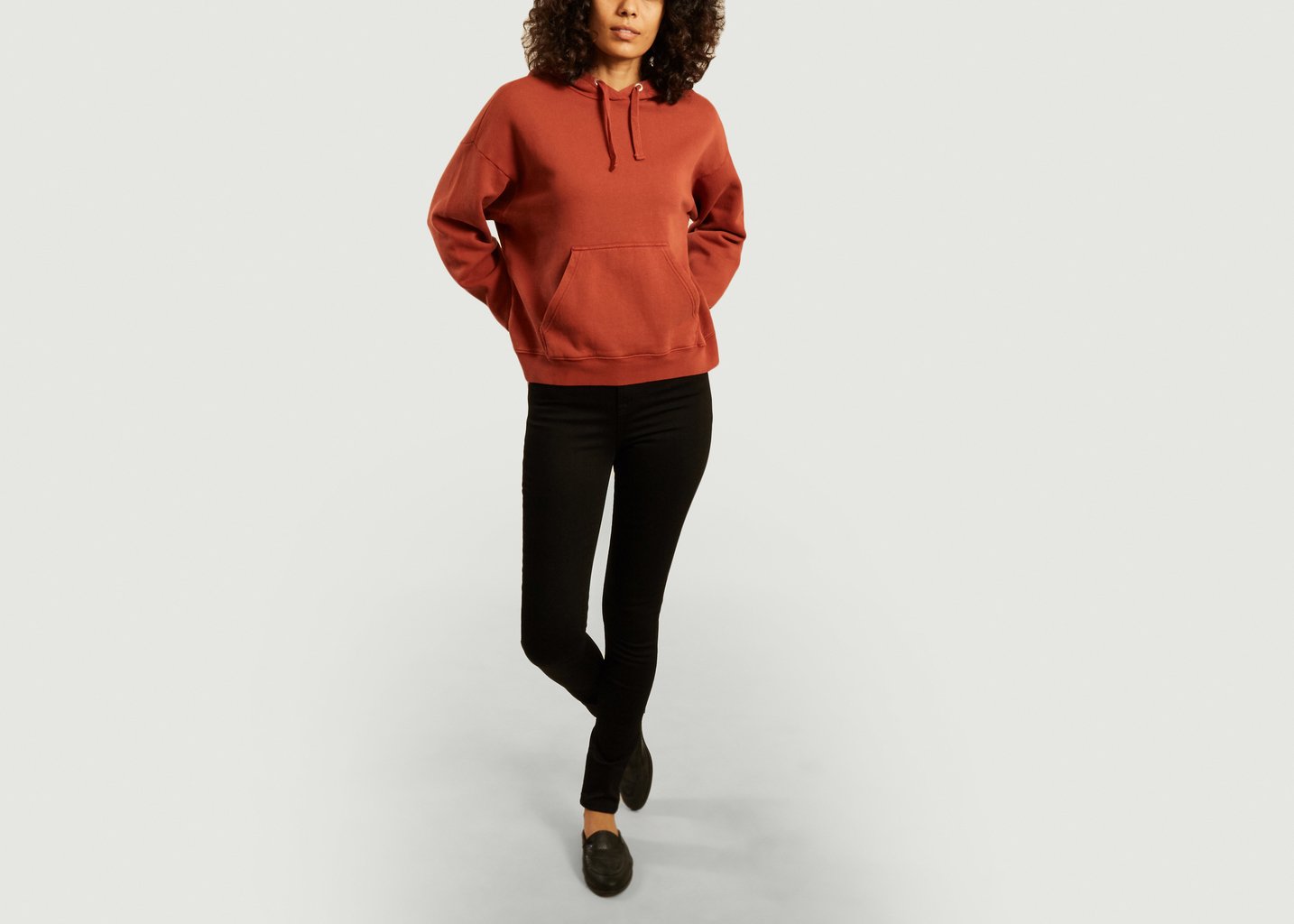 L'exception Jean Slim Teinté Hightop Tilde Noir Nudie Jeans