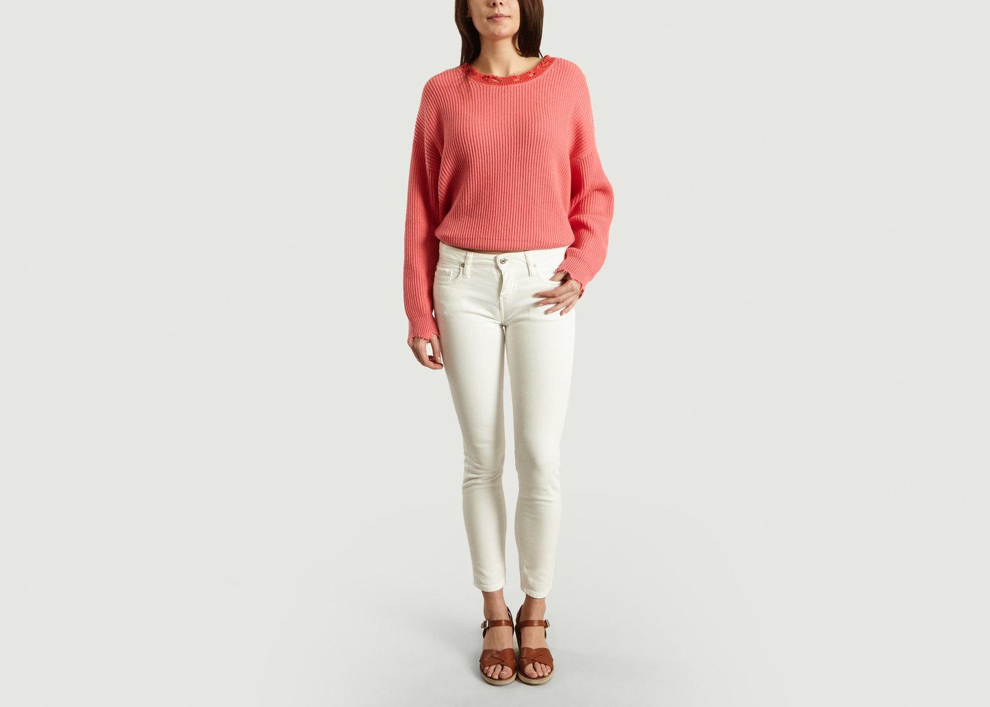 L'exception Jean Slim Teinté Jarodcla Blanc IRO Paris