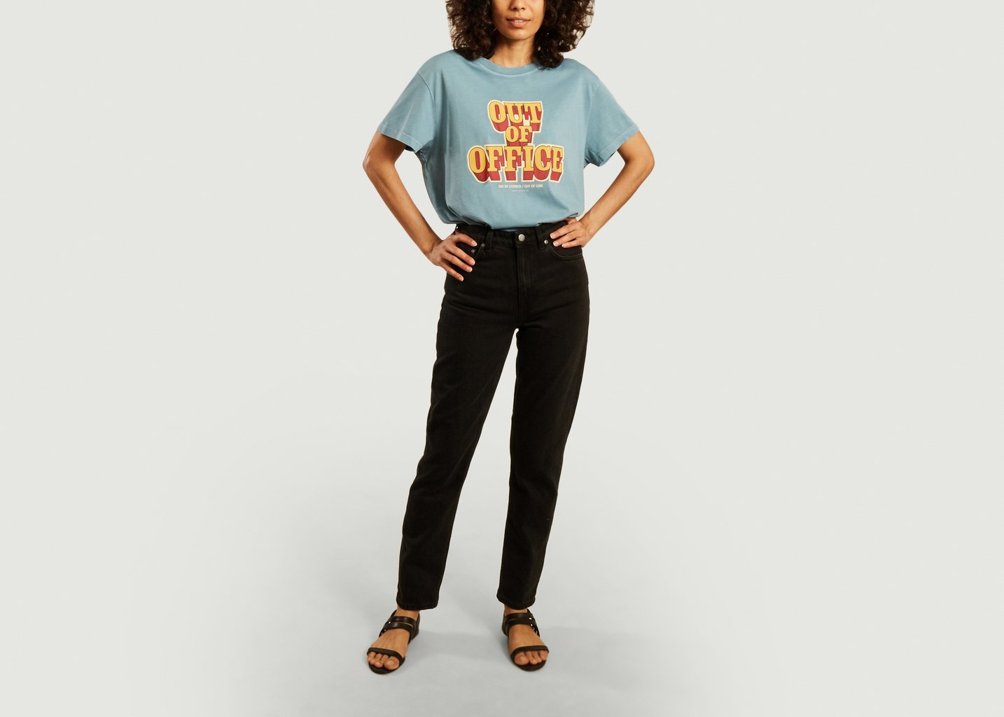 L'exception Jean Teinté Regular Tapered Breezy Britt Noir Nudie Jeans