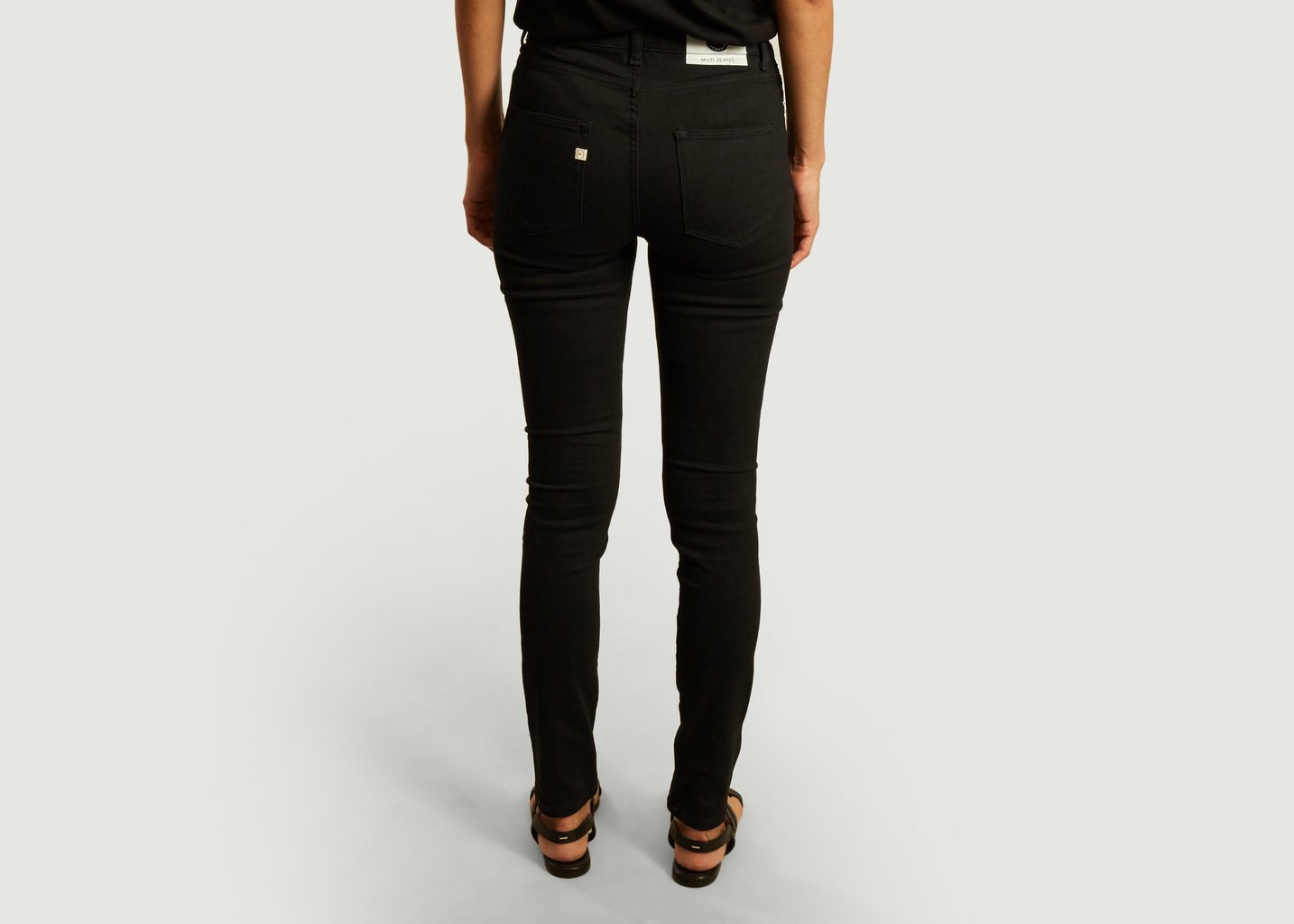 L'exception Jean Teinté Skinny Hazen Noir Mud Jeans
