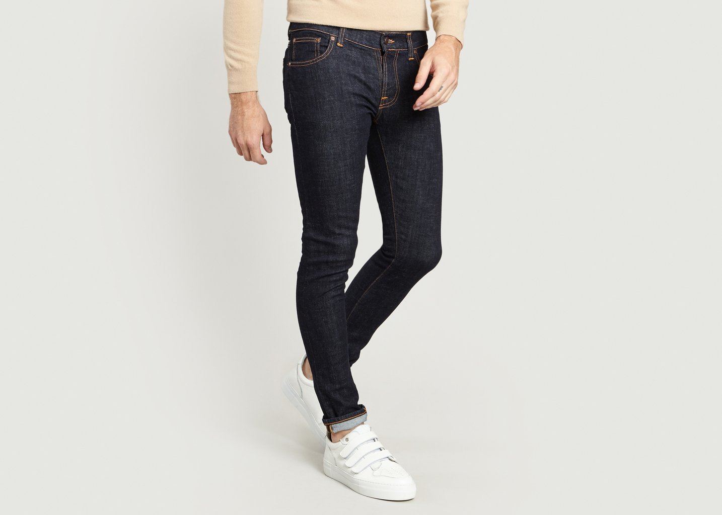 L'exception Jean Tight Terry Bleu Marine Nudie Jeans