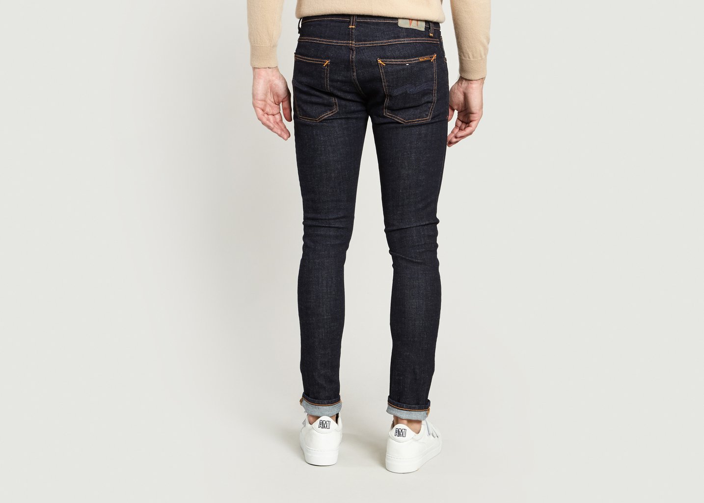 L'exception Jean Tight Terry Bleu Marine Nudie Jeans