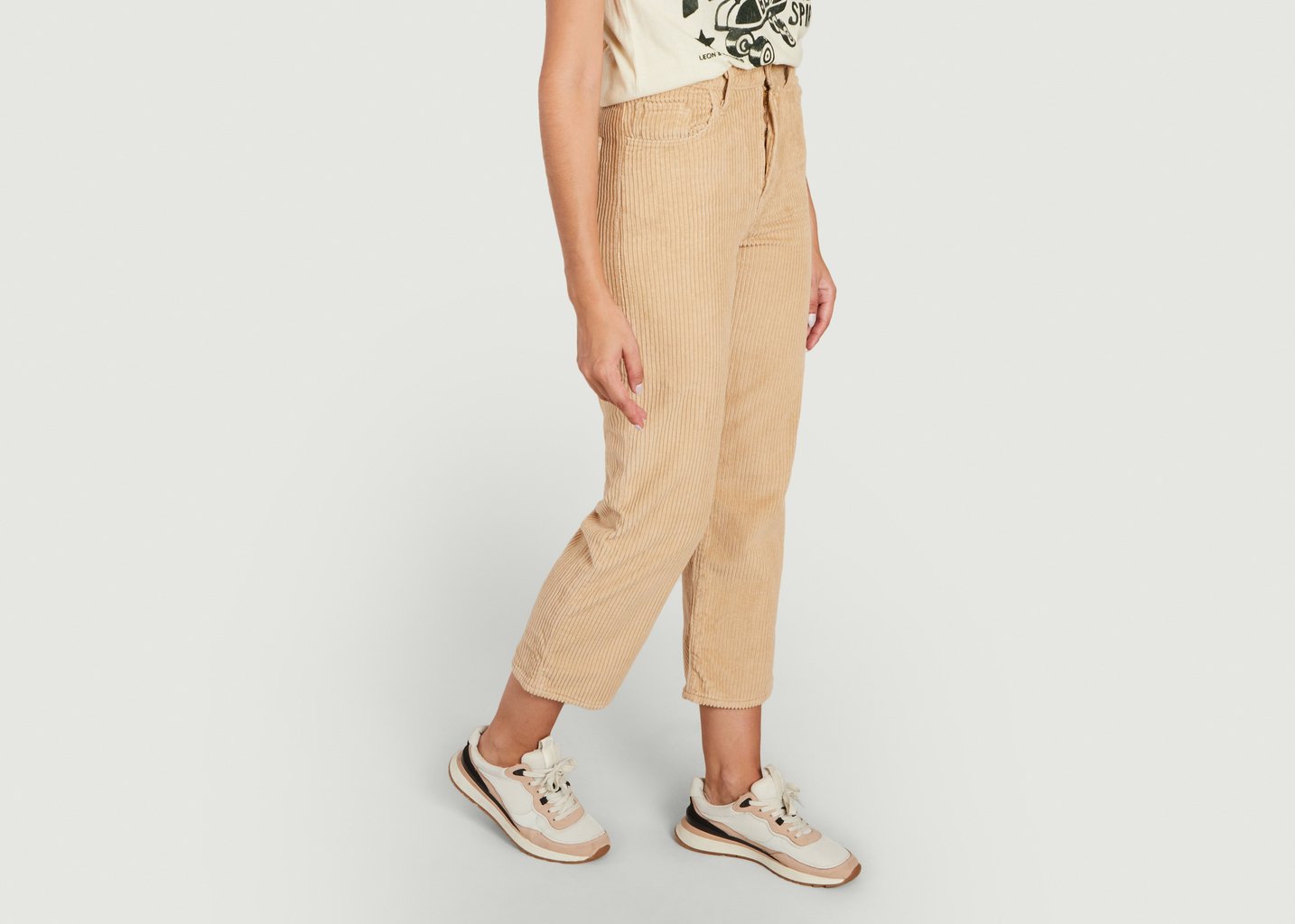 L'exception Jeans Ribcage Str Ankle Beige Levi's Red Tab