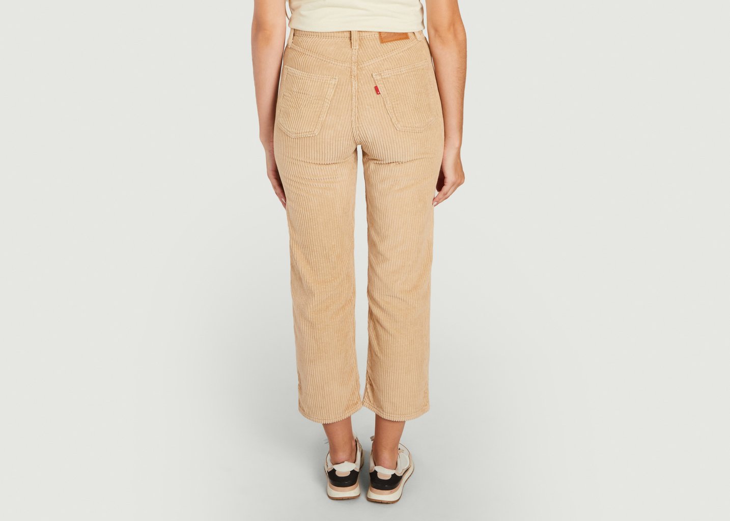 L'exception Jeans Ribcage Str Ankle Beige Levi's Red Tab