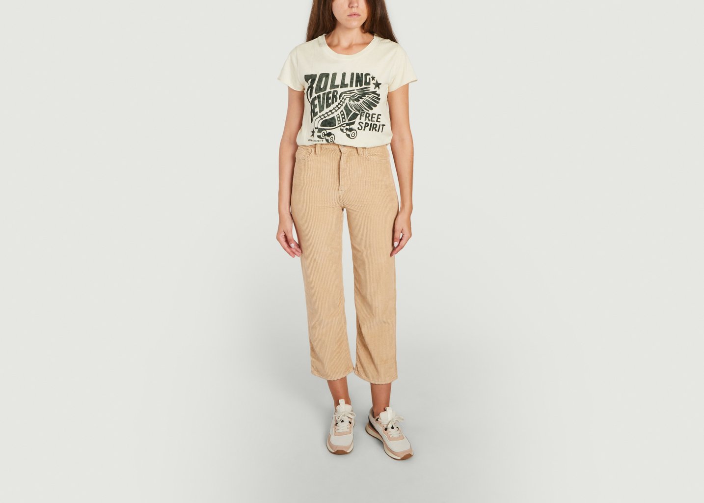 L'exception Jeans Ribcage Str Ankle Beige Levi's Red Tab