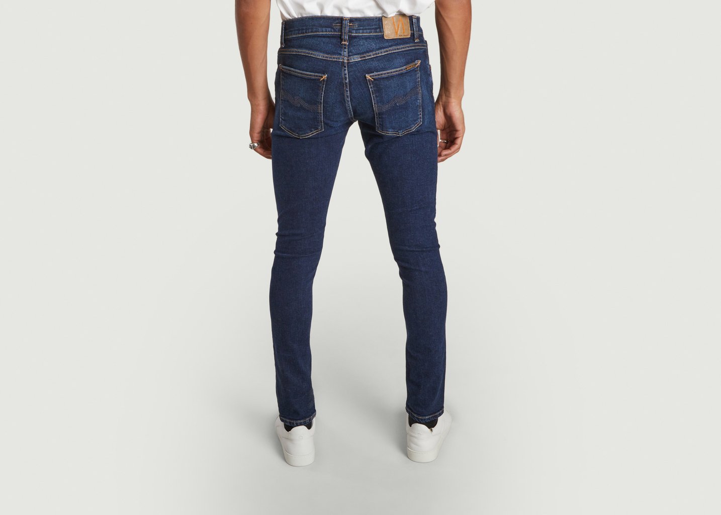 L'exception Jeans Tight Terry En Coton Organique Brut Nudie Jeans