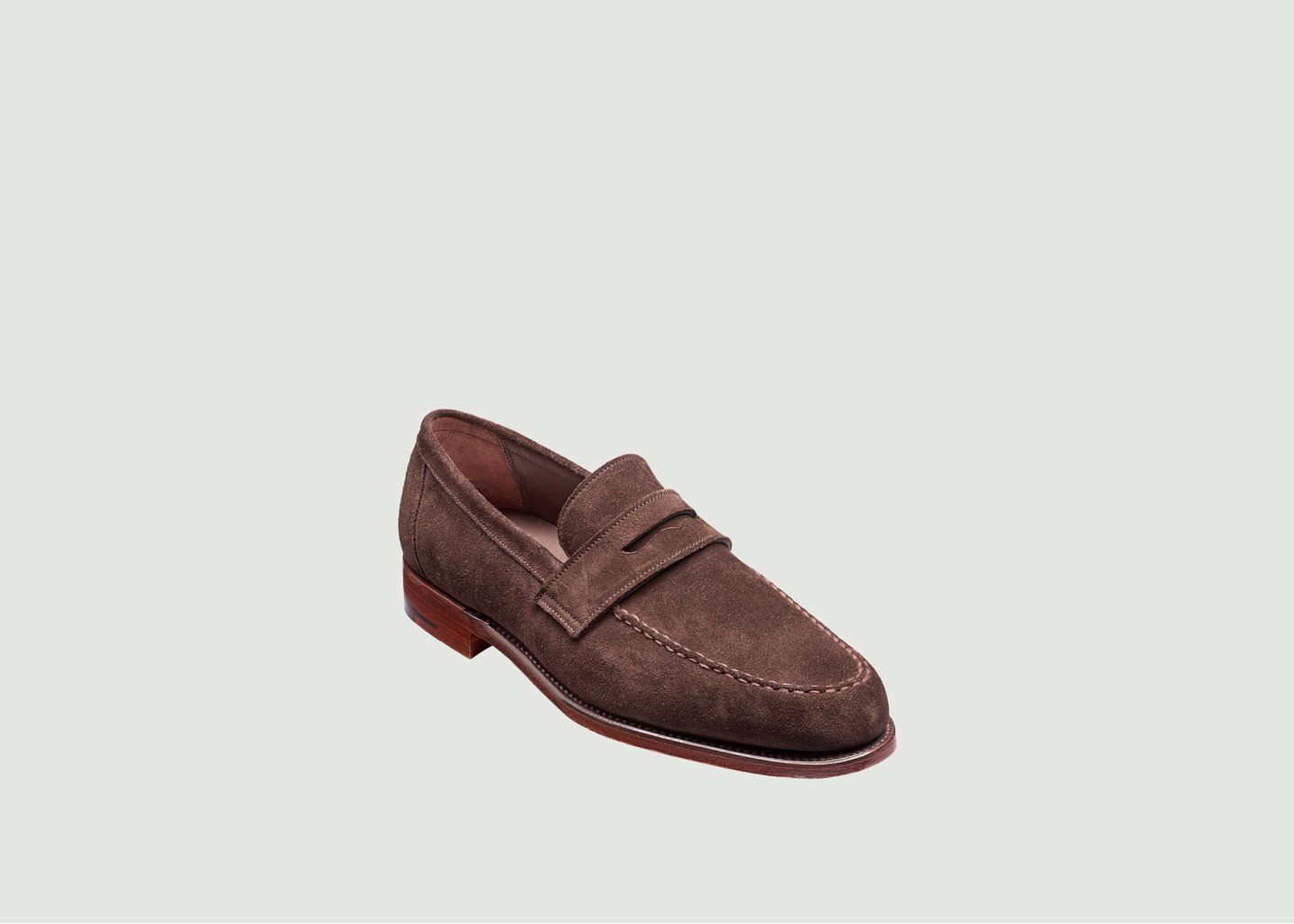 L'exception Jevington Bitter Choc Suede Chocolat Barker Shoes