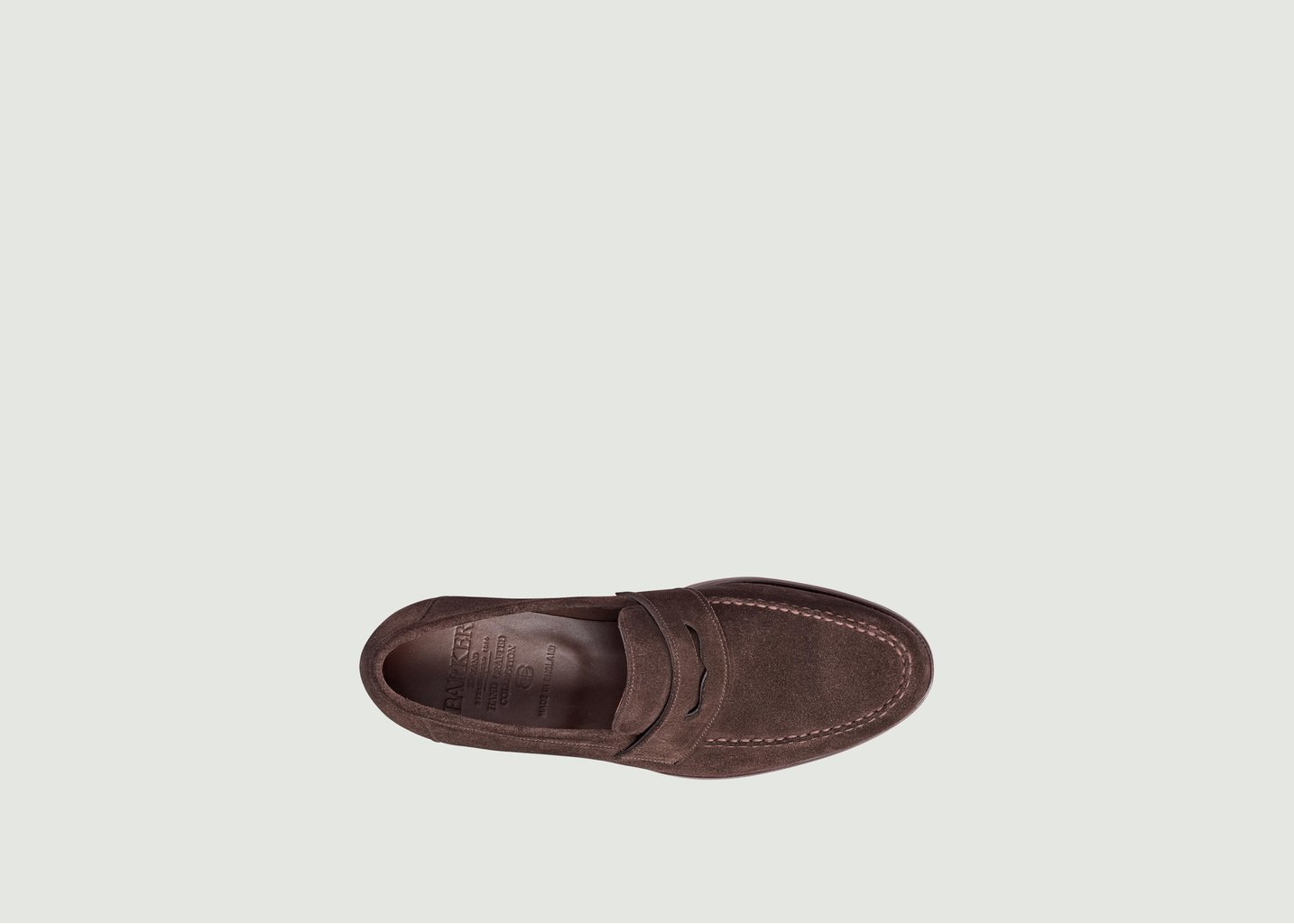 L'exception Jevington Bitter Choc Suede Chocolat Barker Shoes