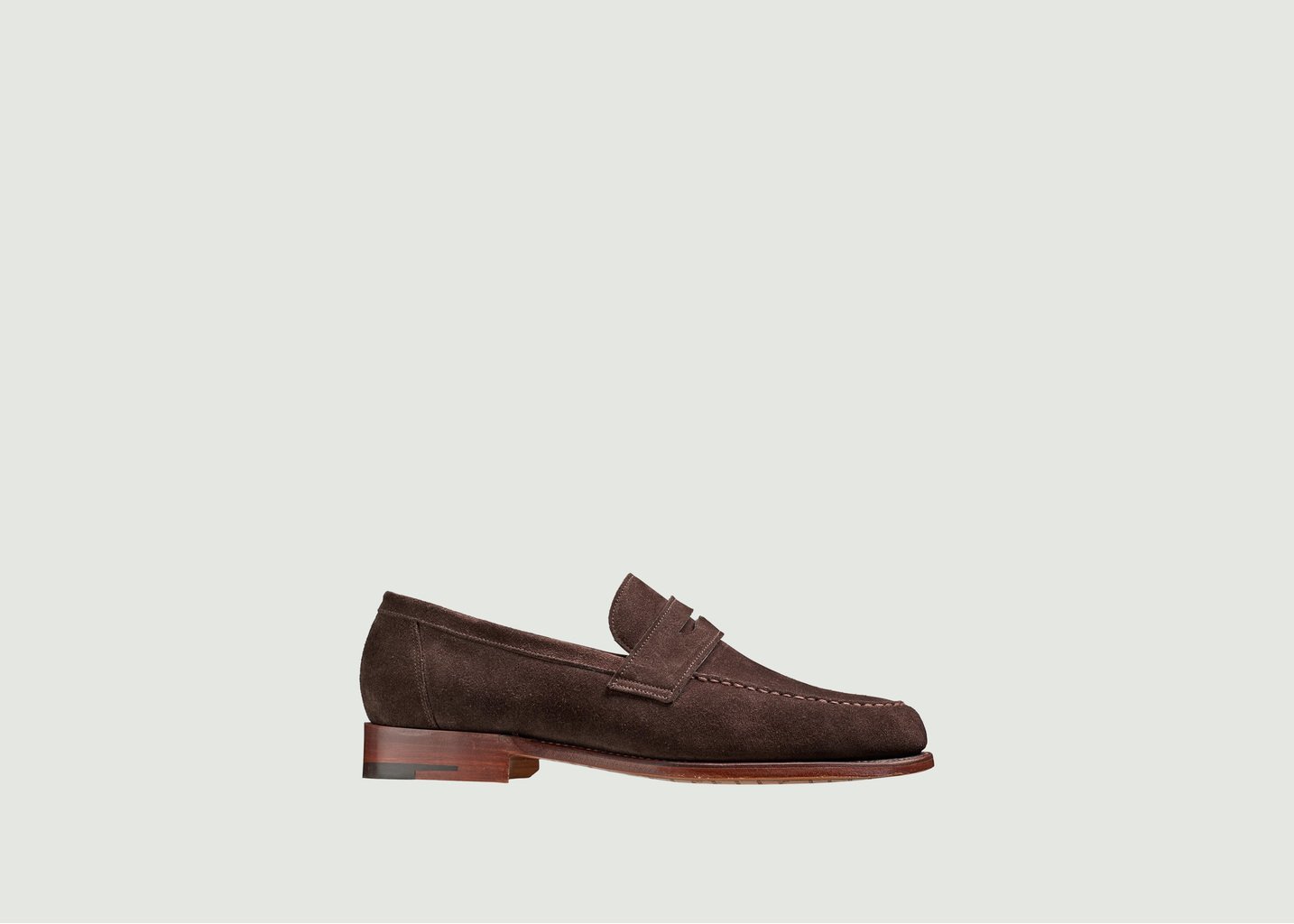 l'exception Jevington Bitter Choc Suede Chocolat Barker Shoes