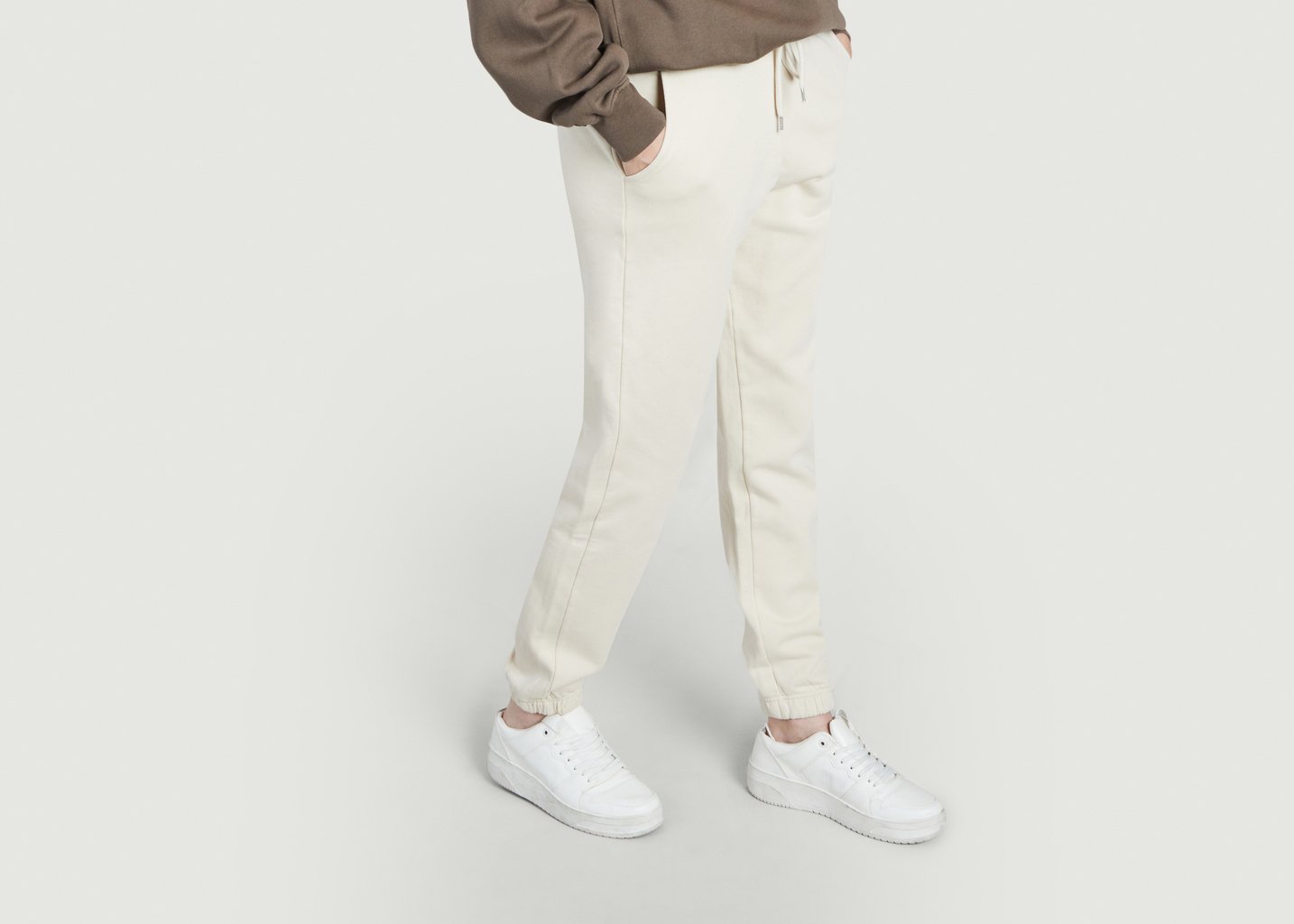 L'exception Jogging En Coton Bio Ecru Colorful Standard