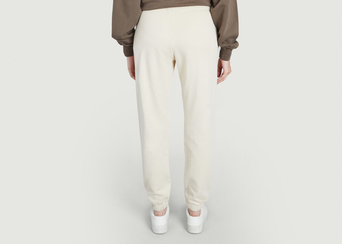 L'exception Jogging En Coton Bio Ecru Colorful Standard
