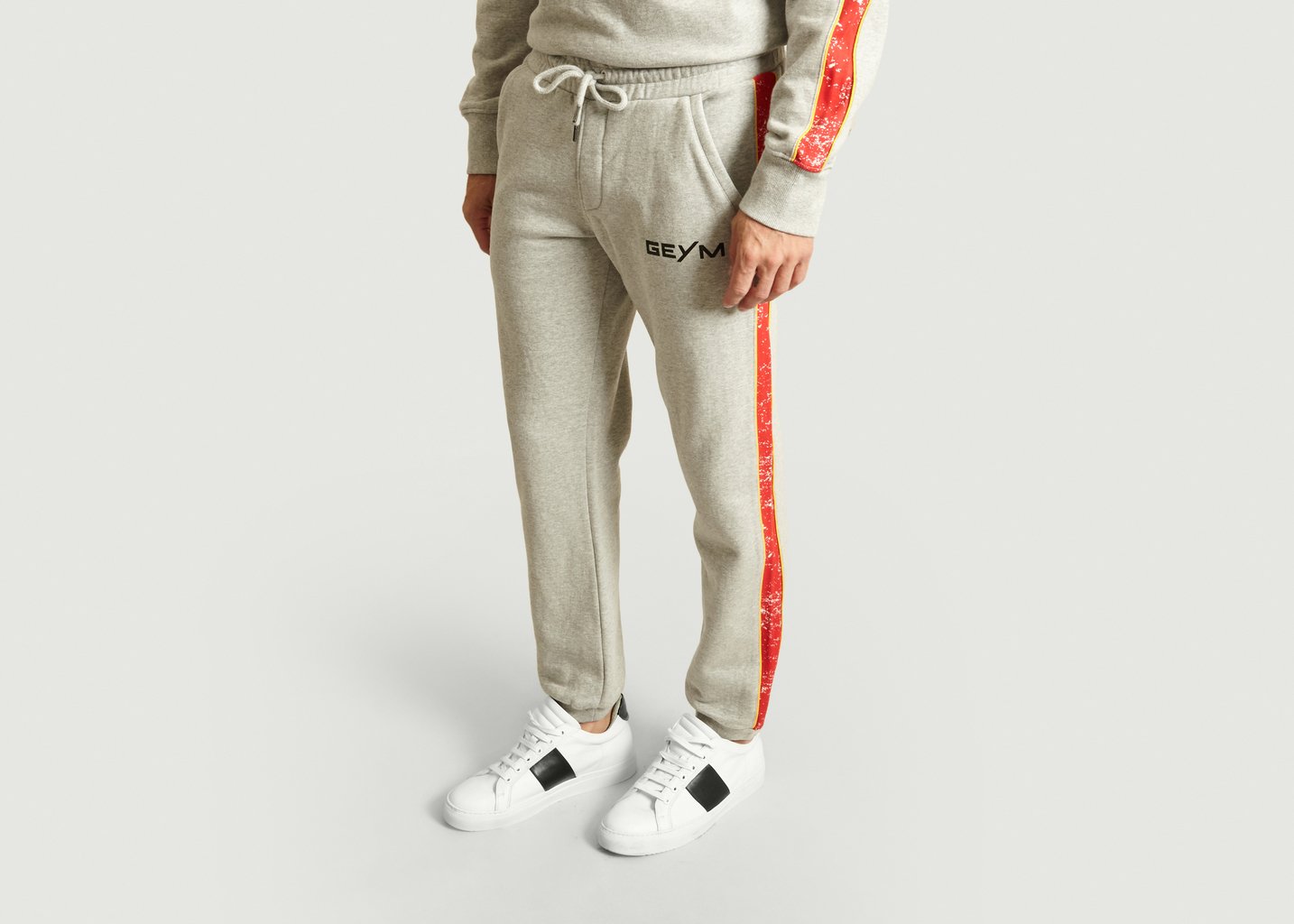 L'exception Jogging Printed Heather Gray Red Gris GEYM