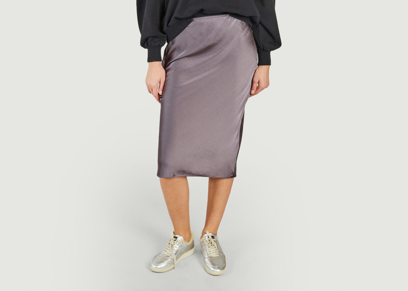 L'exception Jupe Agneta 12956 Gris Léger Samsoe & Samsoe