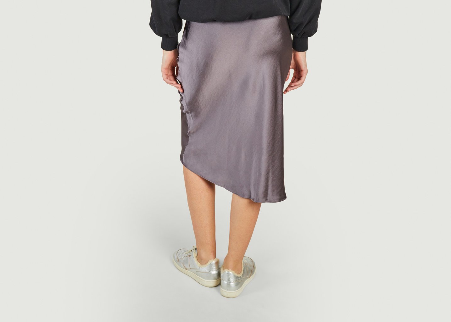 L'exception Jupe Agneta 12956 Gris Léger Samsoe & Samsoe