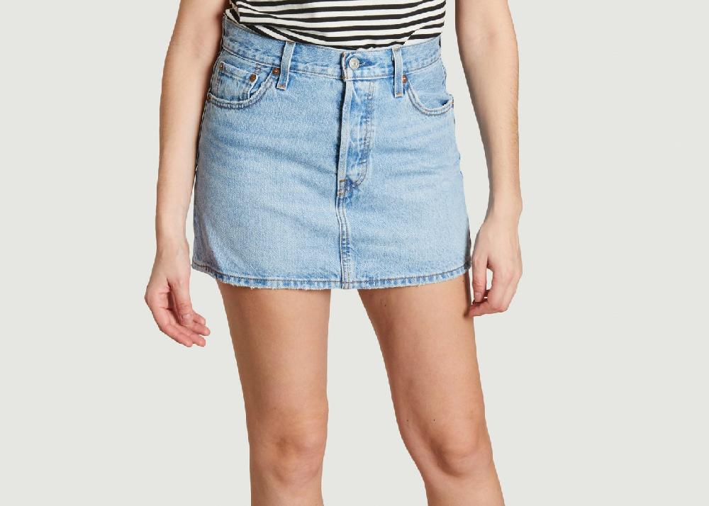 l'exception Jupe courte en jean Icon Denim Levi's Red Tab