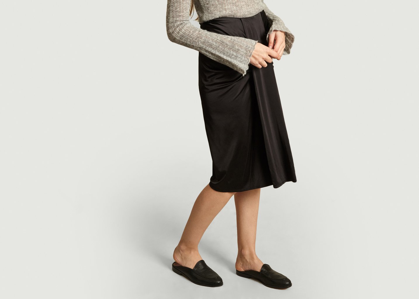 L'exception Jupe Crayon Leonis Noir By Malene Birger