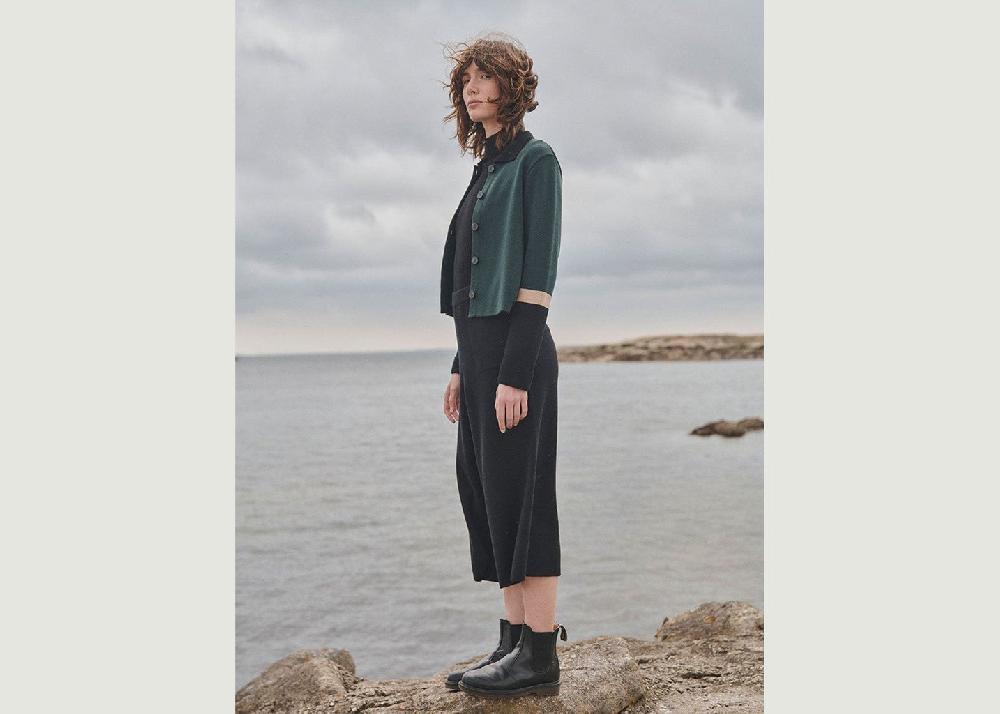 L'exception Jupe Culotte Candice Noir Lafrançaise Mailles In France