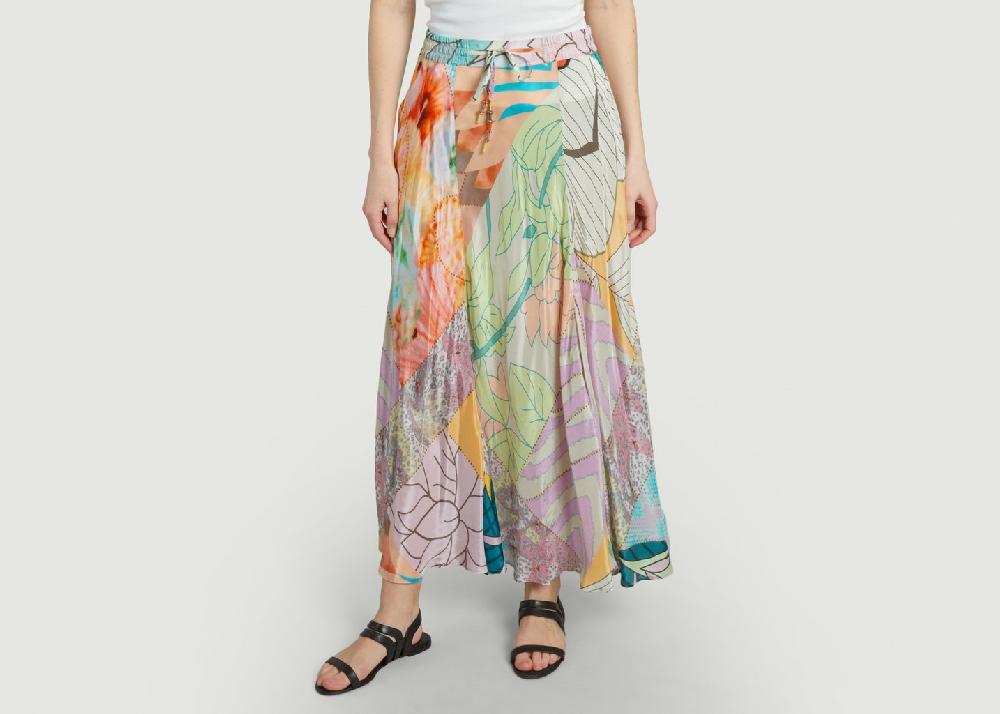 L'exception Jupe Midi Imprimé Fantaisie Susanna Multicolore Mes Demoiselles