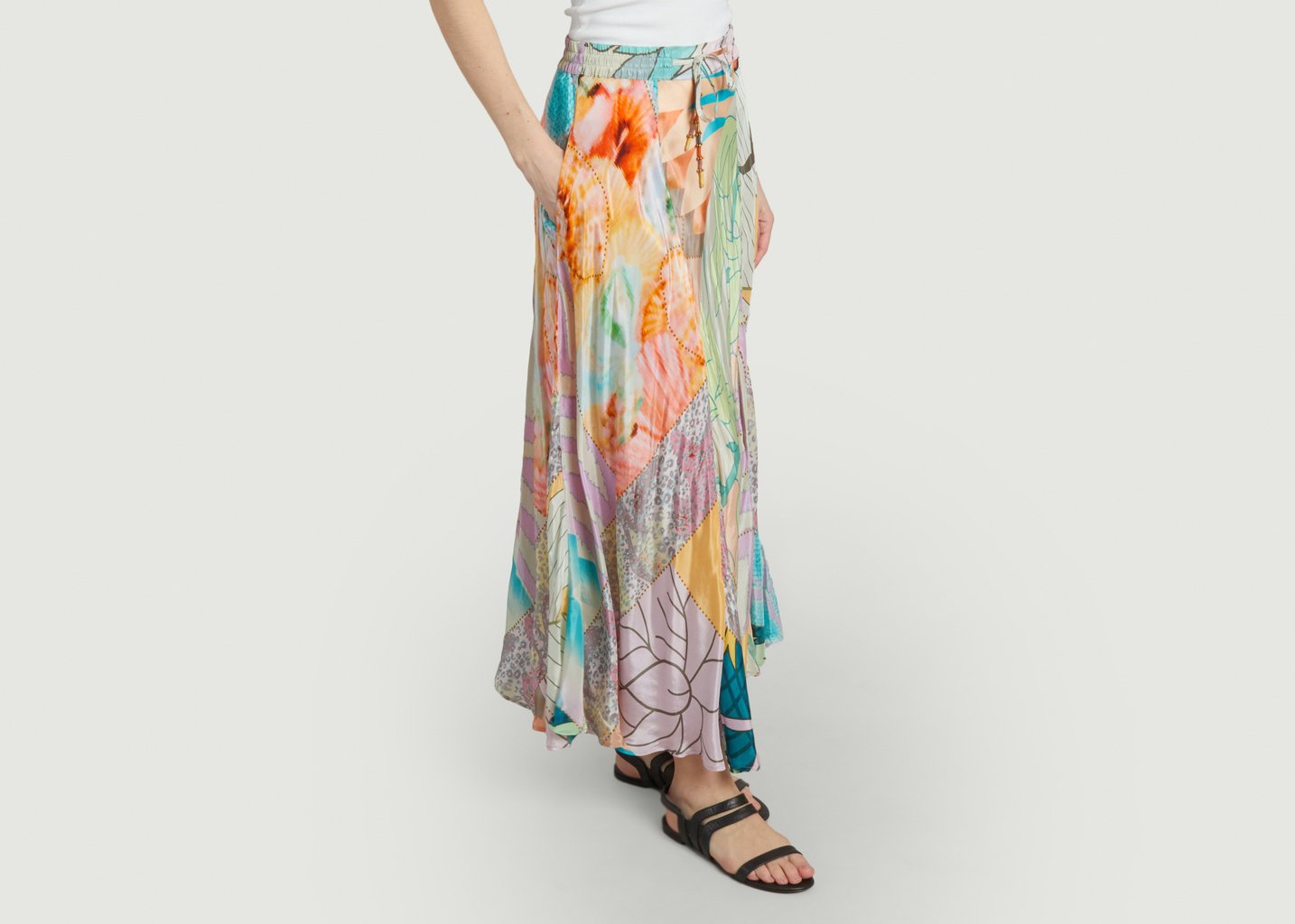 L'exception Jupe Midi Imprimé Fantaisie Susanna Multicolore Mes Demoiselles