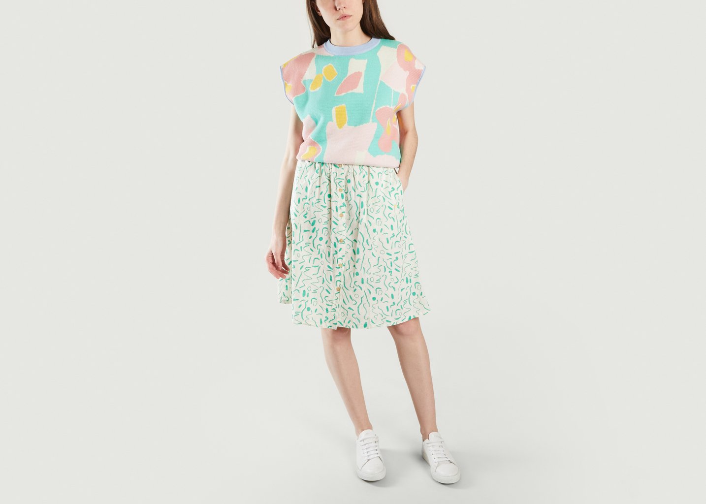 L'exception Jupe Serpentine Multicolore Bobo Choses