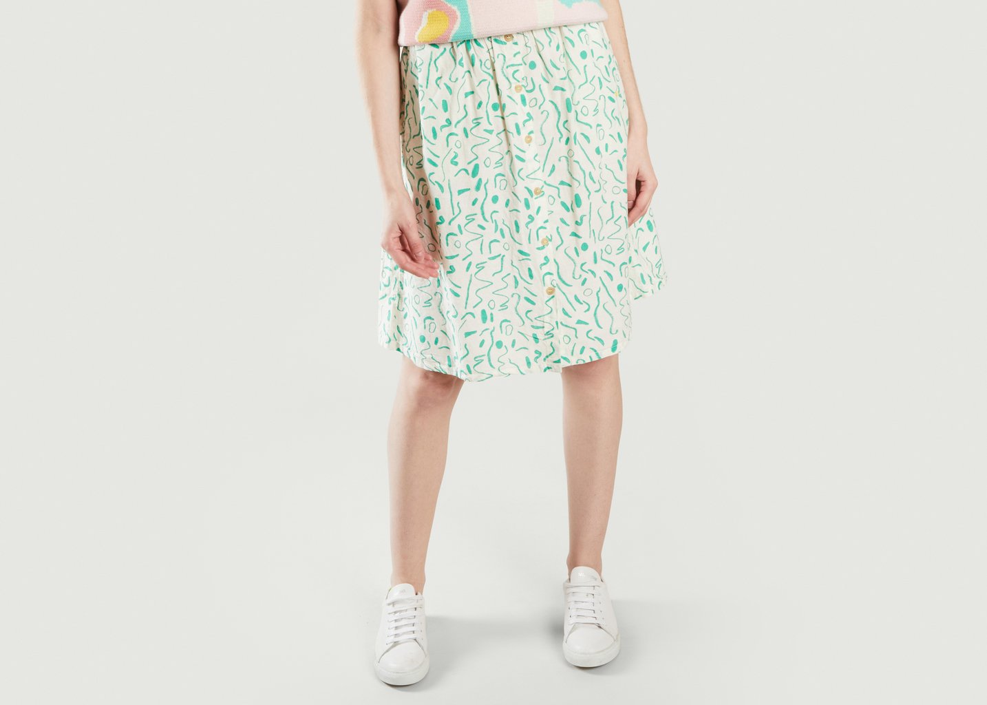 l'exception Jupe Serpentine Multicolore Bobo Choses