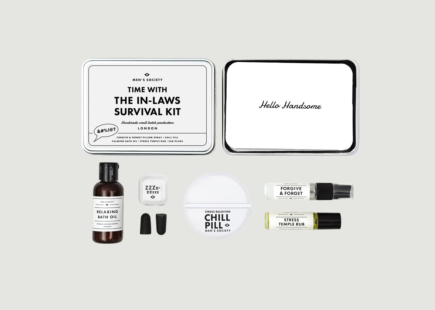 l'exception Kit de Survie dans Sa Belle Famille Blanc Men's Society