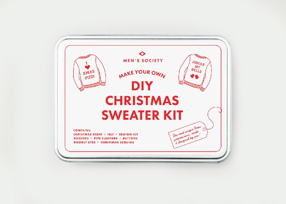 l'exception Kit DIY Sweat de Noël Blanc Men's Society