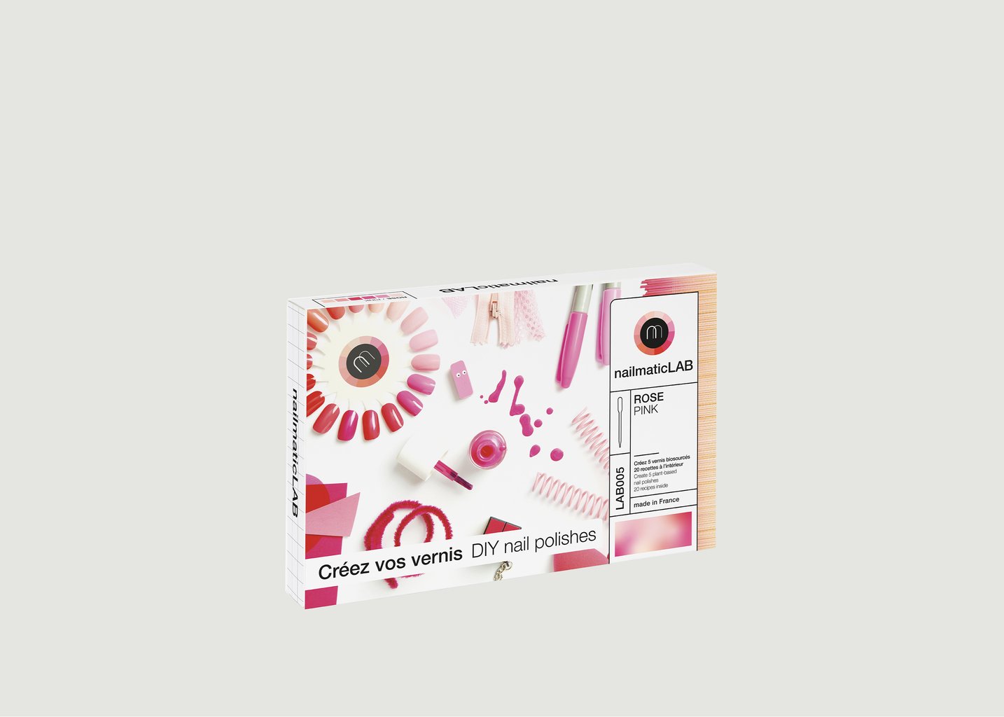 l'exception Kit DIY vernis roses Nailmatic Lab Rose nailmatic