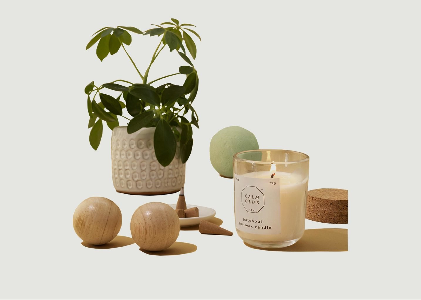 l'exception Kit Relaxation Blanc Calm Club by Luckies