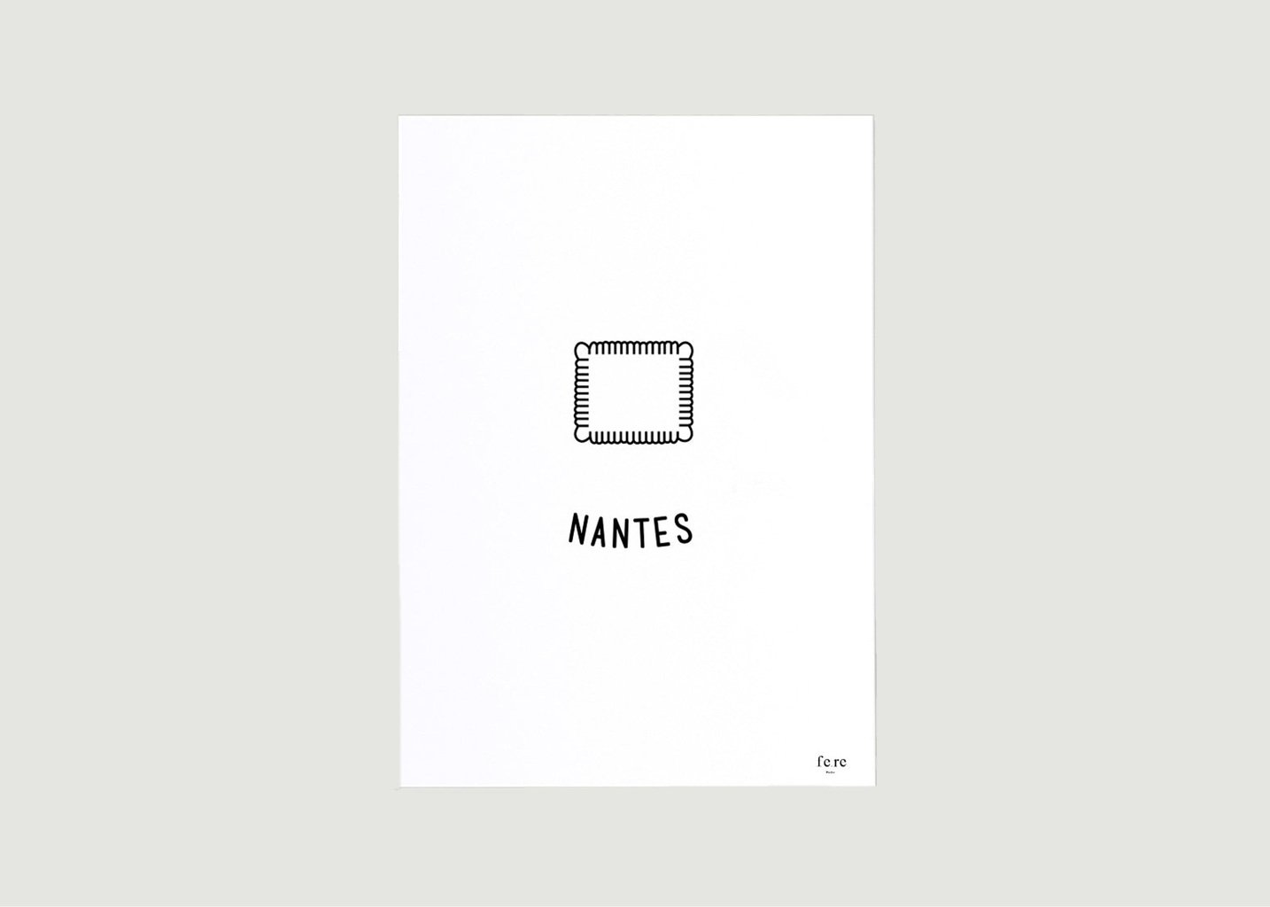 l'exception Affiche France Nantes Blanc Fere Paris