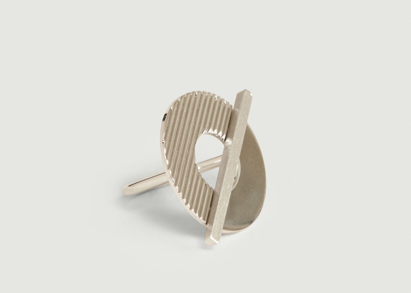 L'exception Bague Alpha Argent Paola Krauze