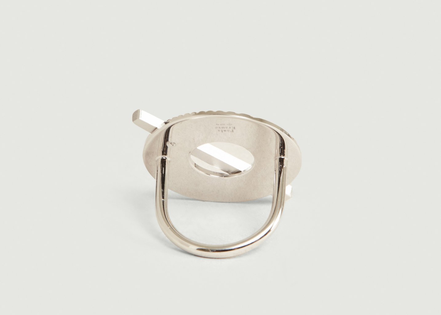 L'exception Bague Alpha Argent Paola Krauze