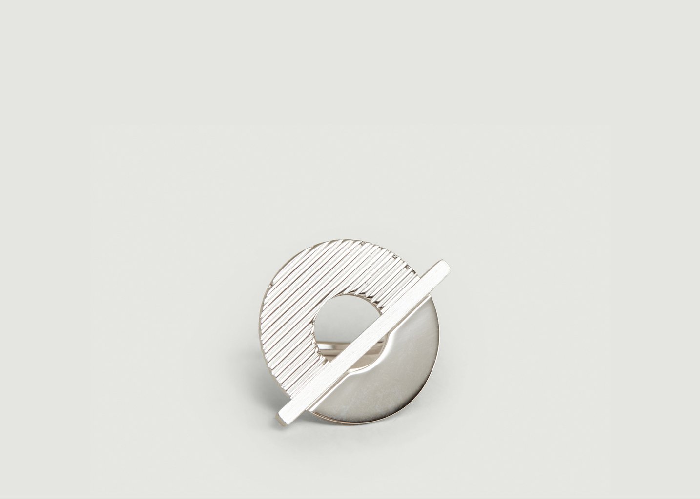 l'exception Bague Alpha Argent Paola Krauze