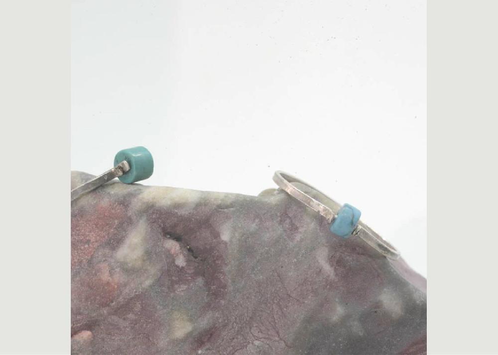 l'exception Bague Athena Turquoise Maison Vanité