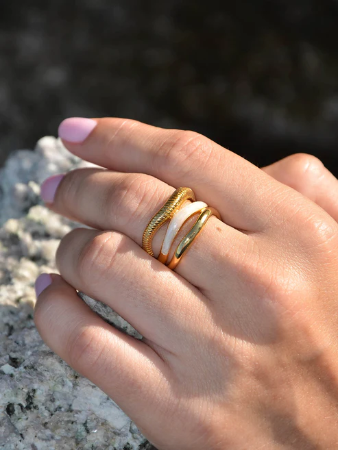 L'exception Bague Babylove Or Aerea Studio
