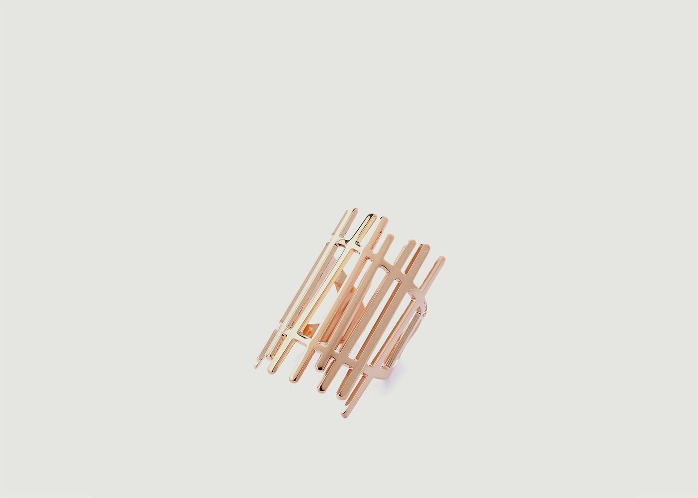 l'exception Bague Barrière Or Rose Paola Krauze