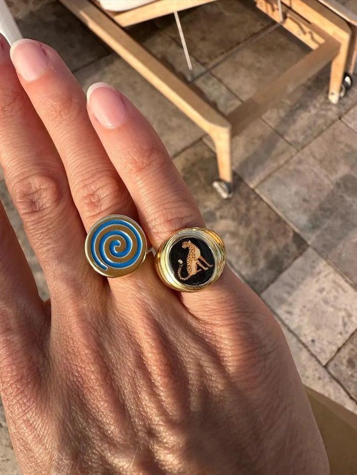 L'exception Bague Cheetah Or Wilhelmina Garcia