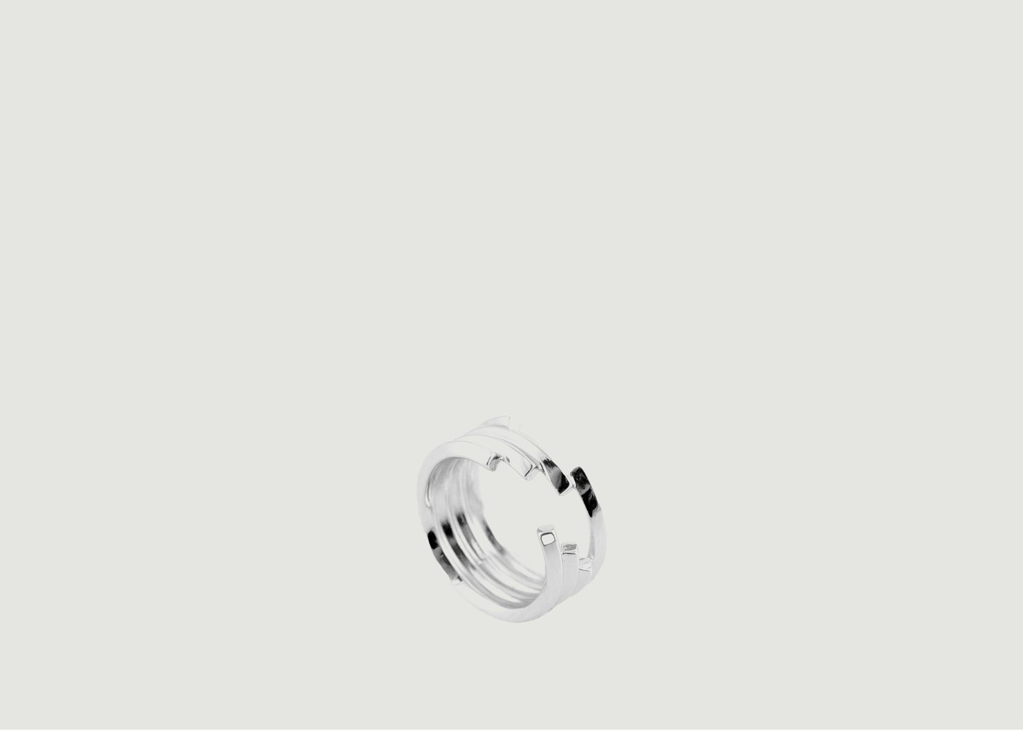 l'exception Bague Cumulus Argent Aerea Studio