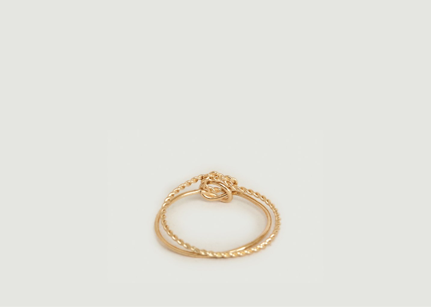 L'exception Bague En Or Sacha Torsadée Or Monsieur