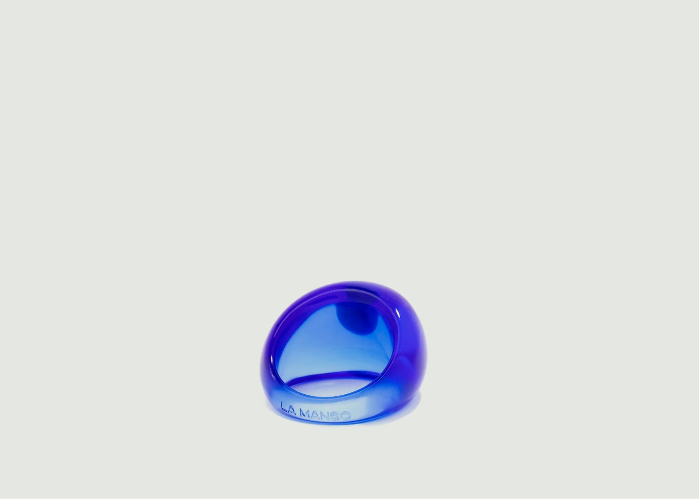L'exception Bague En Plastique Oasis Bleu La Manso