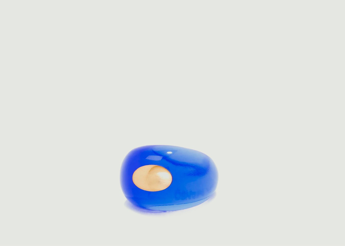 l'exception Bague en plastique Oasis Bleu La Manso